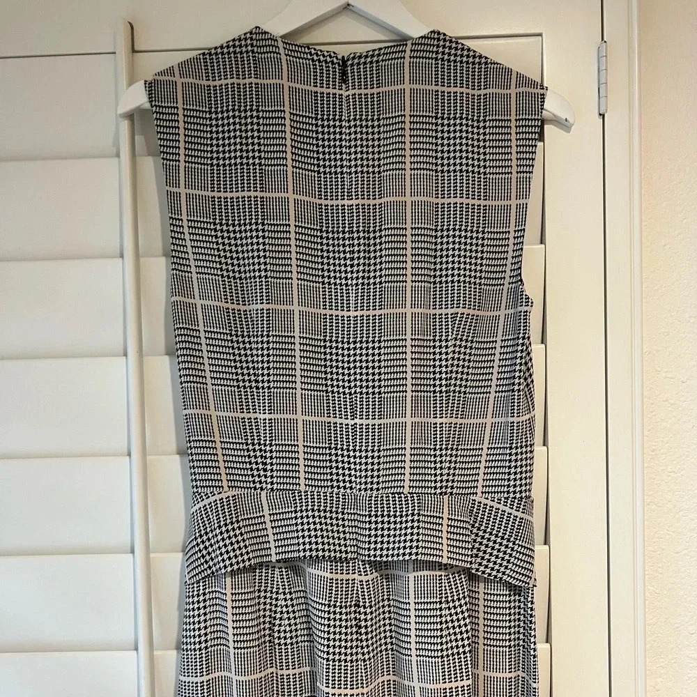 L’AGENCE EUC Julia Plaid Checkered Silk Jumpsuit - Picture 11 of 13